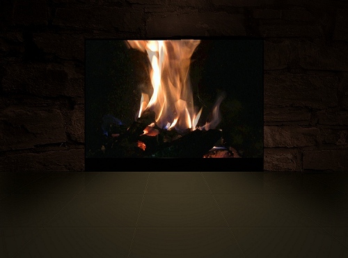 Screenshot vom Programm: Kaminfeuer Titanium Edition II