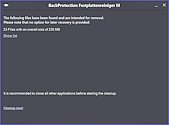 Delete temporary files