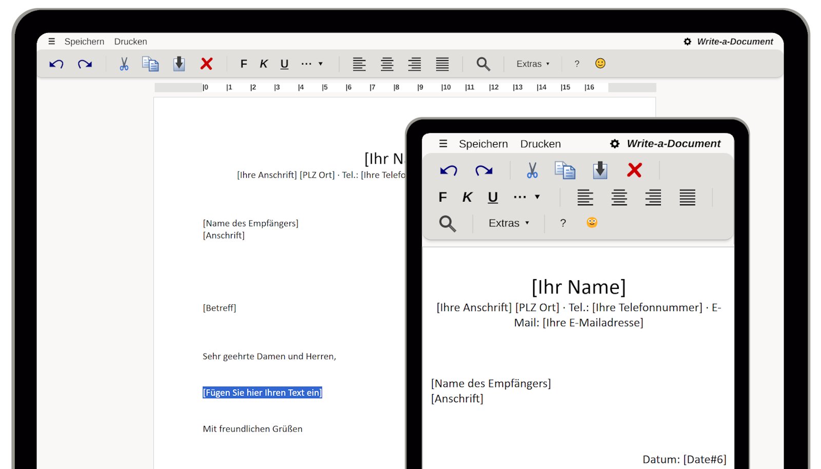 „Write-a-Document Online“: Textverarbeitung im Webbrowser
