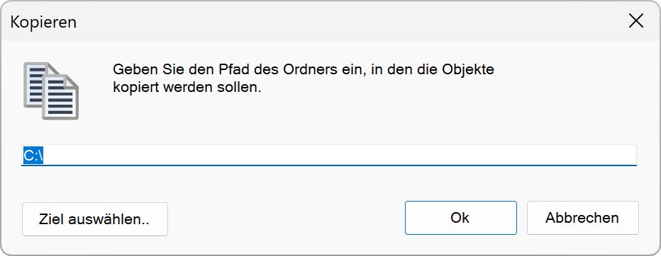 Dateien kopieren und verschieben Dateien kopieren und verschieben