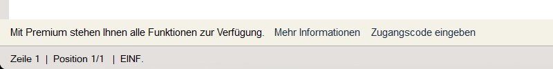 Die Leiste, wo Sie klicken m&uuml;ssen